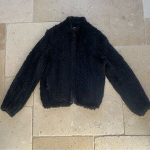 June rabbit fur jacket